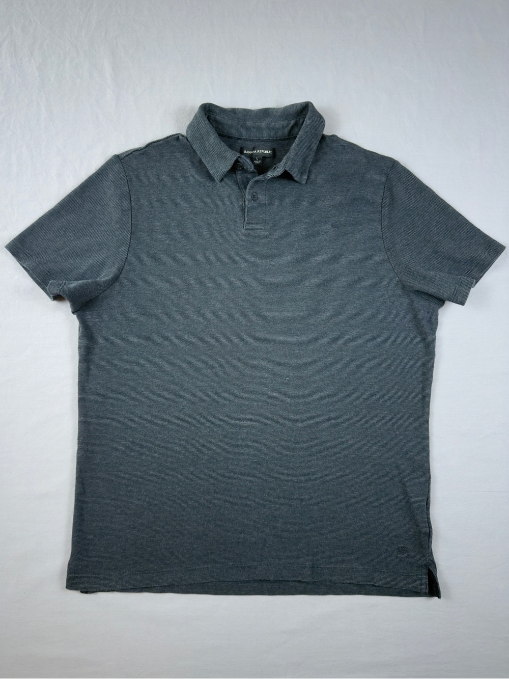 Banana Republic Men's Grey Polo Shirt